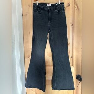 Wrangler Dark Gray Flare Women's Jeans